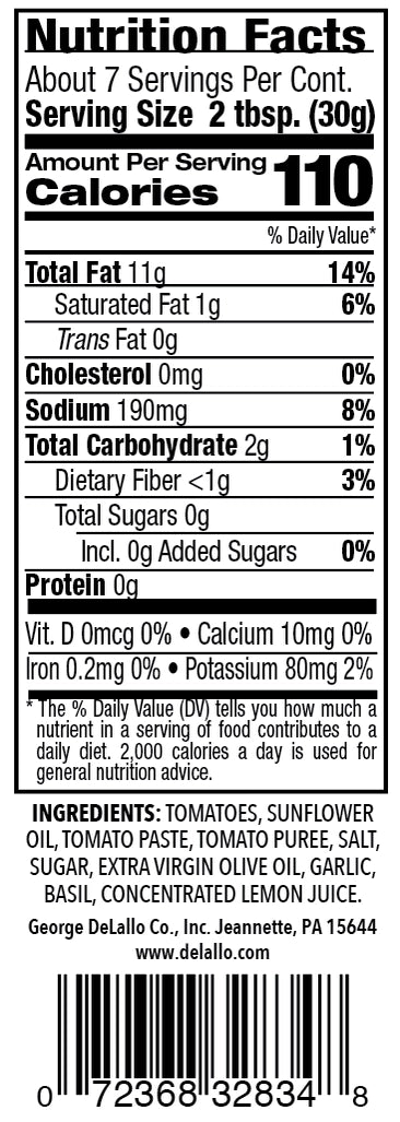 Delallo Tomato Bruschetta, 9.88 oz