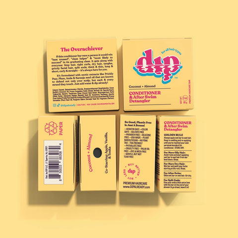 Dip Coconut + Almond Conditioner Bar, 3 oz.