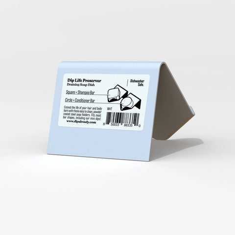 Dip Life Preserver: White Draining Soap Dish