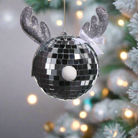 Disco Reindeer Ornament
