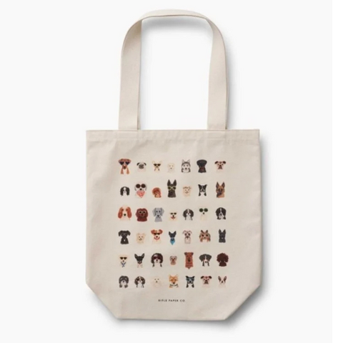 Dog Days Canvas Tote Bag - Rifle Paper Co