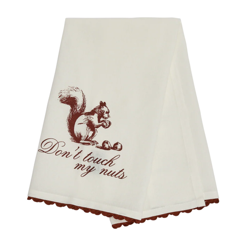 Don't Touch My Nuts Tea Towel by Fishs Eddy
