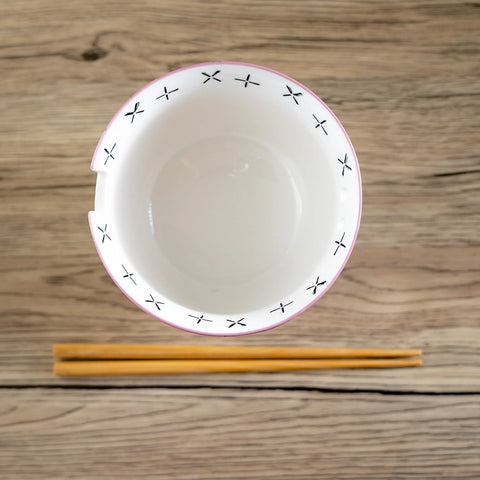 Donburi Bowl with Chopsticks - Dragonfly
