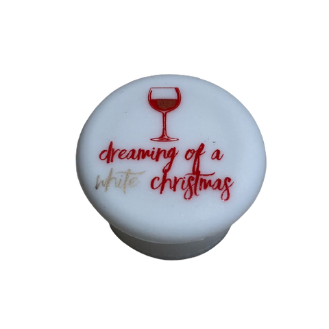 CapaBunga® Wine Cap - Dreaming Of A White Christmas