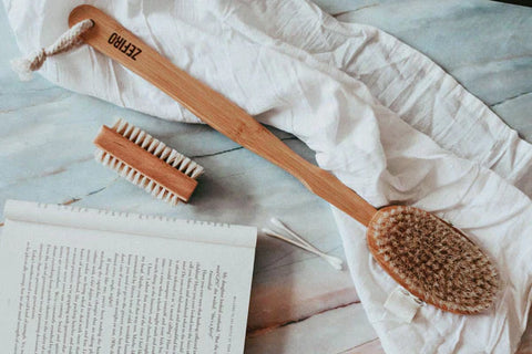 Dry/Wet Long Handle Body Brush - Zefiro