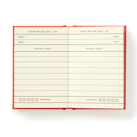 Dumb Things My Kid Said - Tiny Diary
