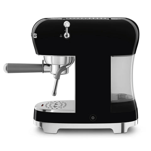 SMEG Retro Style Manual Espresso Machine, Black
