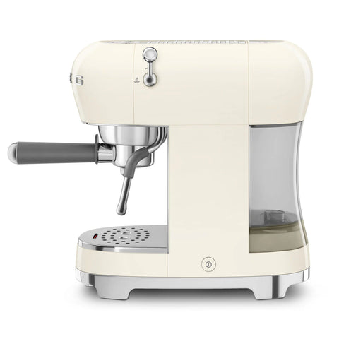 SMEG Retro Style Manual Espresso Machine, Cream