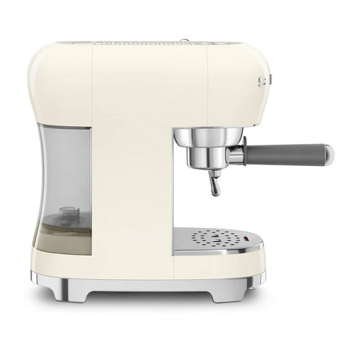 SMEG Retro Style Manual Espresso Machine, Cream