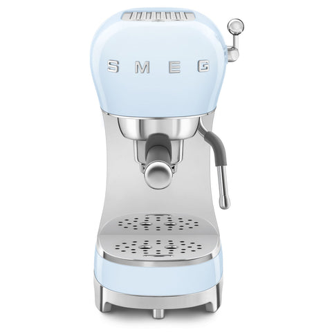 SMEG Retro Style Manual Espresso Machine, Pastel Blue