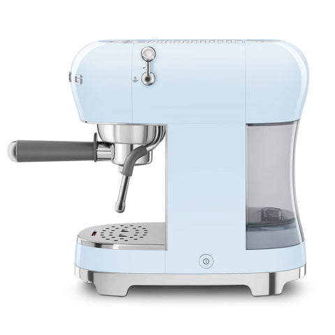 SMEG Retro Style Manual Espresso Machine, Pastel Blue