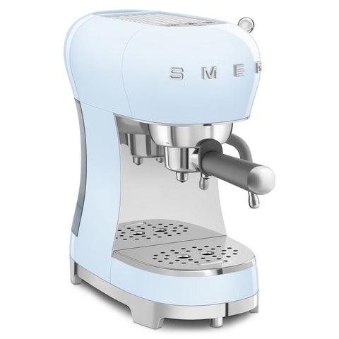 SMEG Retro Style Manual Espresso Machine, Pastel Blue