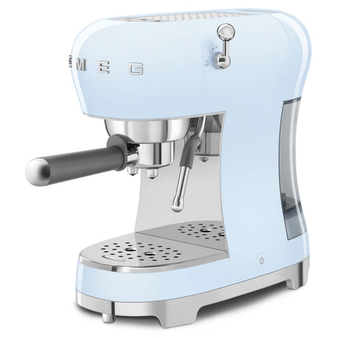 SMEG Retro Style Manual Espresso Machine, Pastel Blue