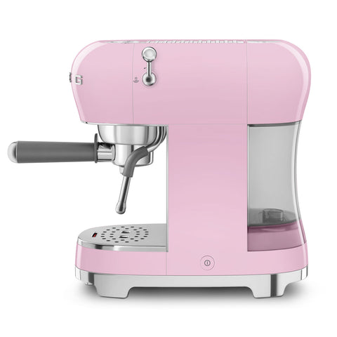 SMEG Retro Style Manual Espresso Machine, Pink
