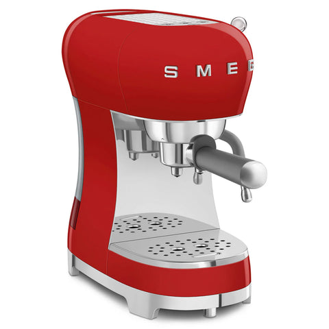 SMEG Retro Style Manual Espresso Machine, Red