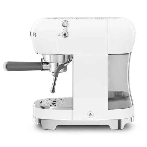 SMEG Retro Style Manual Espresso Machine, White