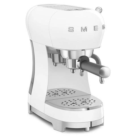 SMEG Retro Style Manual Espresso Machine, White