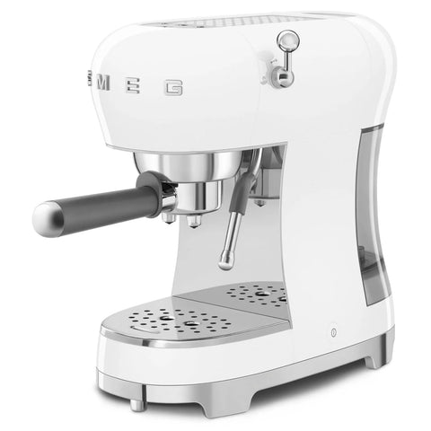 SMEG Retro Style Manual Espresso Machine, White