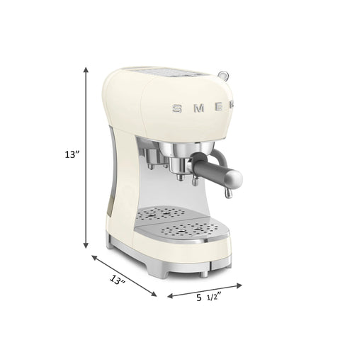 SMEG Retro Style Manual Espresso Machine, Red