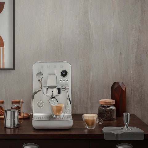 SMEG Semi-Pro Espresso Machine, Matte White