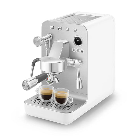 SMEG Semi-Pro Espresso Machine, Matte White