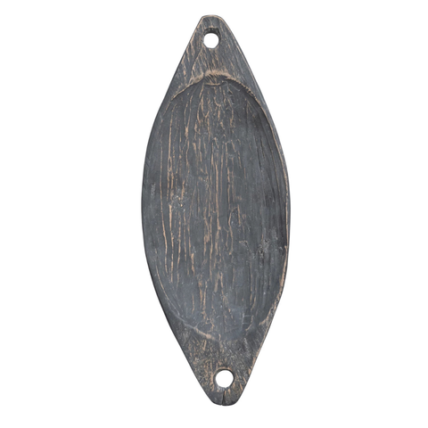 Earth + Ember Oblong Wood Tray With Handles