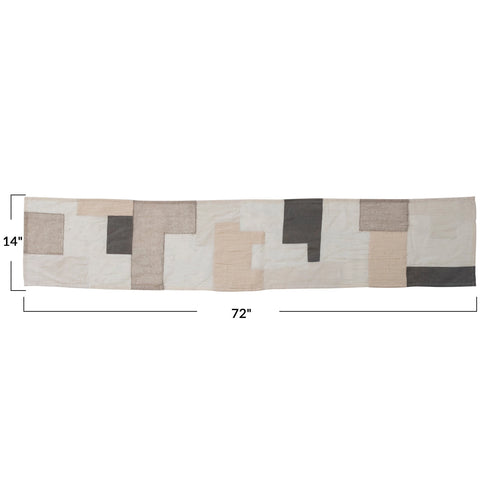 Earth + Ember Patchwork Table Runner