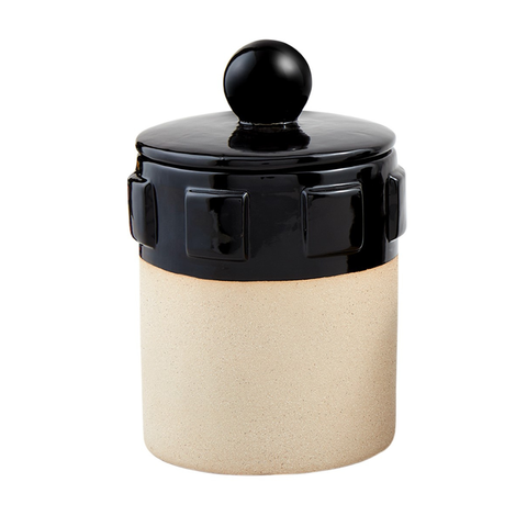 Earth + Ember Stoneware Canister 9"