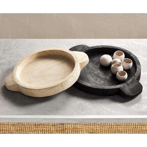 Earth + Ember Wood Tray 17"