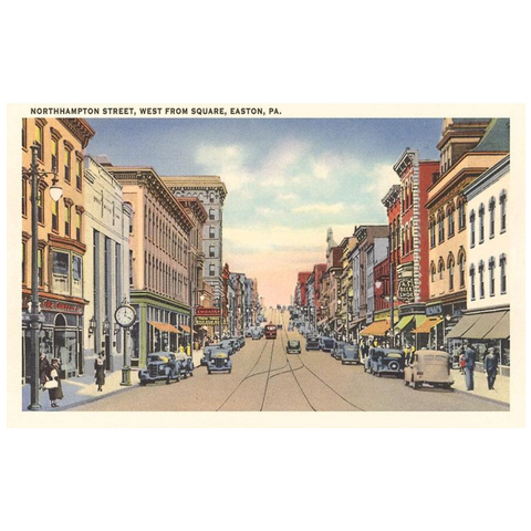 Northampton Street West From Square-Easton, PA Magnet