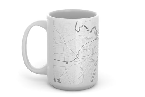 Easton Map Ceramic Mug