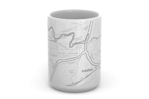 Easton Map Ceramic Mug