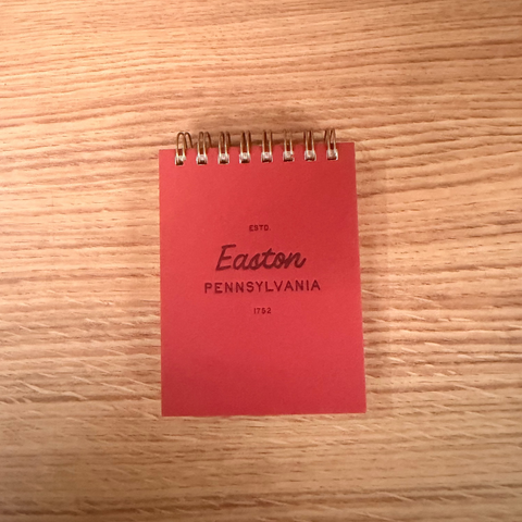 Easton, PA Mini Jotter Notebook - Ruff House Print Shop