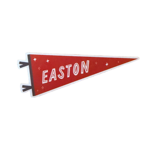 Easton Pennant Sticker - Ruff House Print Shop