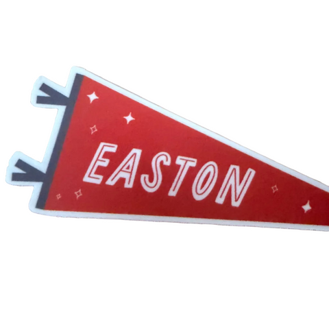 Easton Pennant Sticker - Ruff House Print Shop