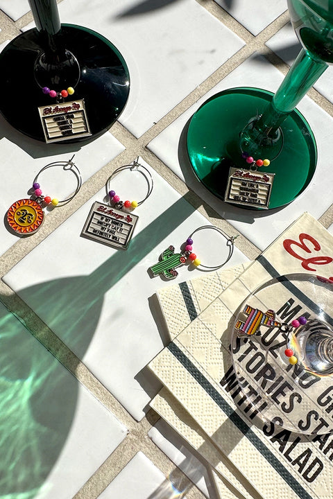 El Arroyo Tex-Mex Drink Charms, Set of 6