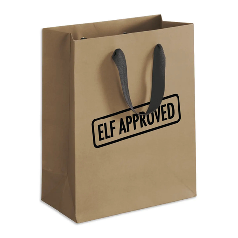 Elf Approved Gift Bag - Kraft