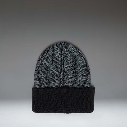 Elmer Reflective Ribbed Beanie, Black - Herschel Supply Co.