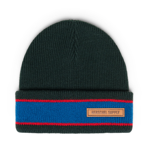 Elmer Ribbed Vintage Stripe Beanie, Ponderosa Pine - Herschel Supply Co.