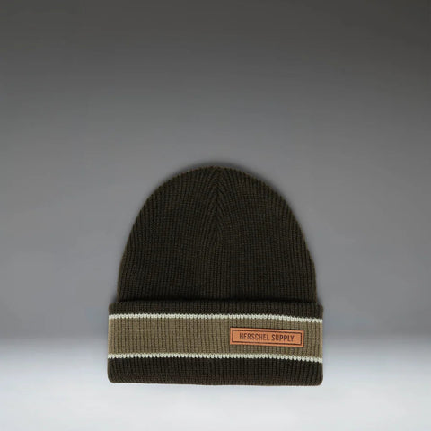Elmer Ribbed Vintage Stripe Beanie, Rosin - Herschel Supply Co.