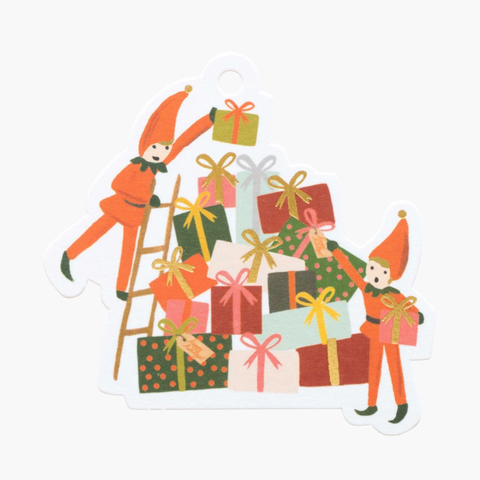 Elves Die-Cut Gift Tags - Rifle Paper Co