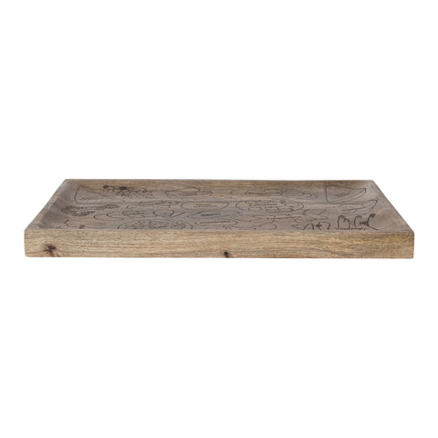 Etched Charcuterie Spread Serving Board