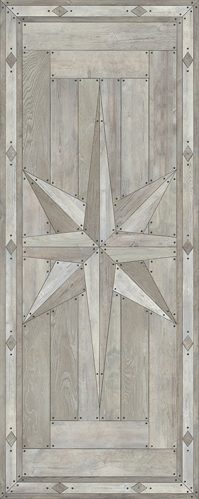 Williamsburg 18th-Century Joinery "Everlasting Grain" Vinyl Floorcloth - Spicher & Co.