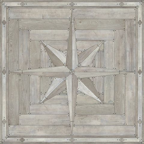 Williamsburg 18th-Century Joinery "Everlasting Grain" Vinyl Floorcloth - Spicher & Co.