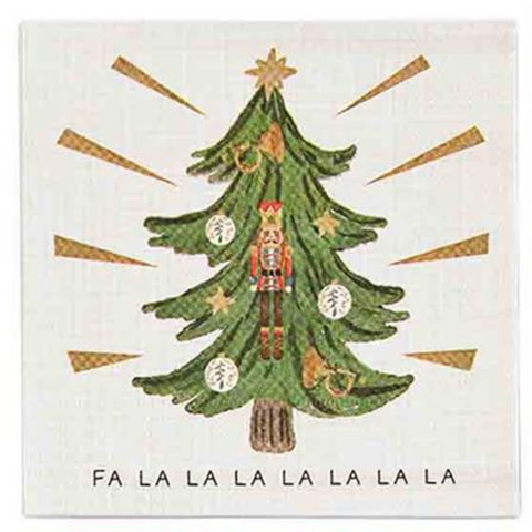 Fa La La Christmas Tree Napkins