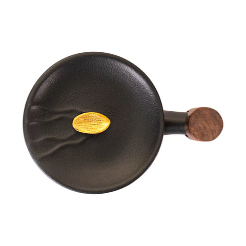 Faux Bois Mug w/ Infuser + Lid, Black