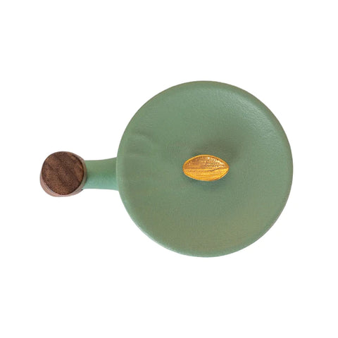 Faux Bois Mug w/ Infuser + Lid, Mint