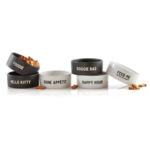 Foodie Ceramic Pet Bowl