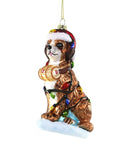 Festive St. Bernard Ornament