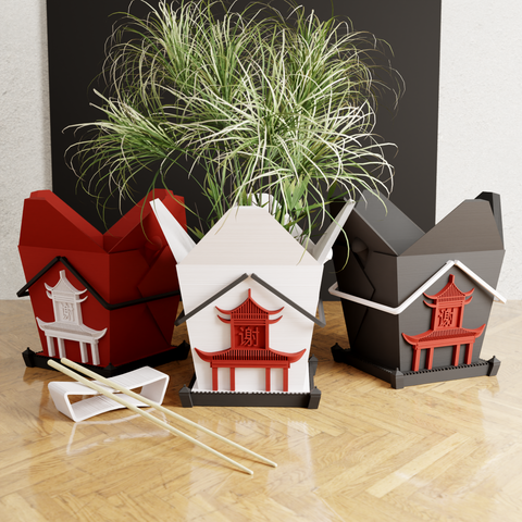 Chinese Takeout Planter